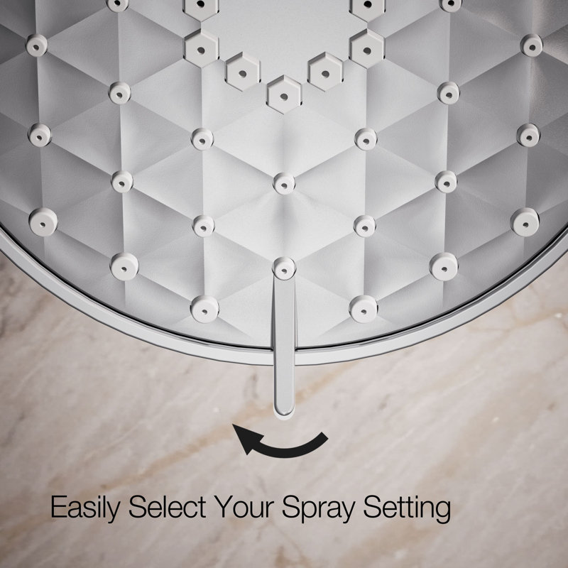 Awaken G110 1.5 GPM Multifunction Showerhead, Polished Chrome