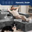 Canapé modulaire en L de 105 po pour salon-258867065-257380442