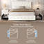 Upholstered Bed Frame with Drawer Storage-347408877-370691892
