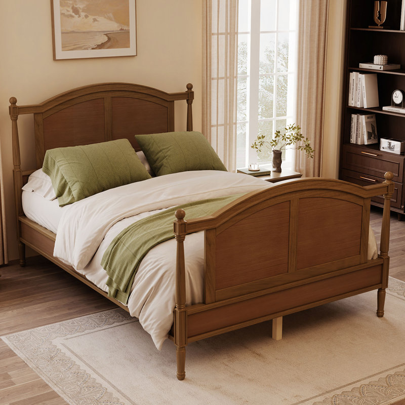 Lit escamotable Murphy, cadre de lit peu encombrant pour chambre à coucher, chambre d'amis, bureau à domicile, Double, Noyer