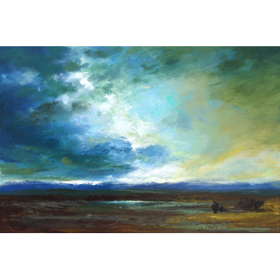 «Pacific Skyscape» par Sheila Finch - peinture sur toile tendue