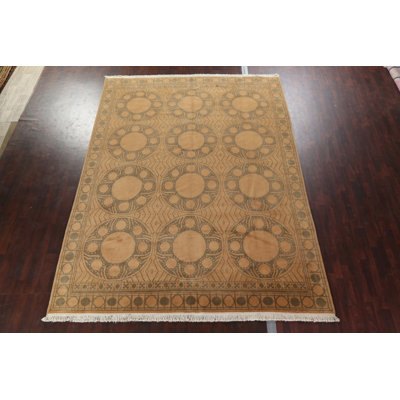 Rasima One-of-a-Kind 10'1" X 13'7" Wool Area Rug in Brown