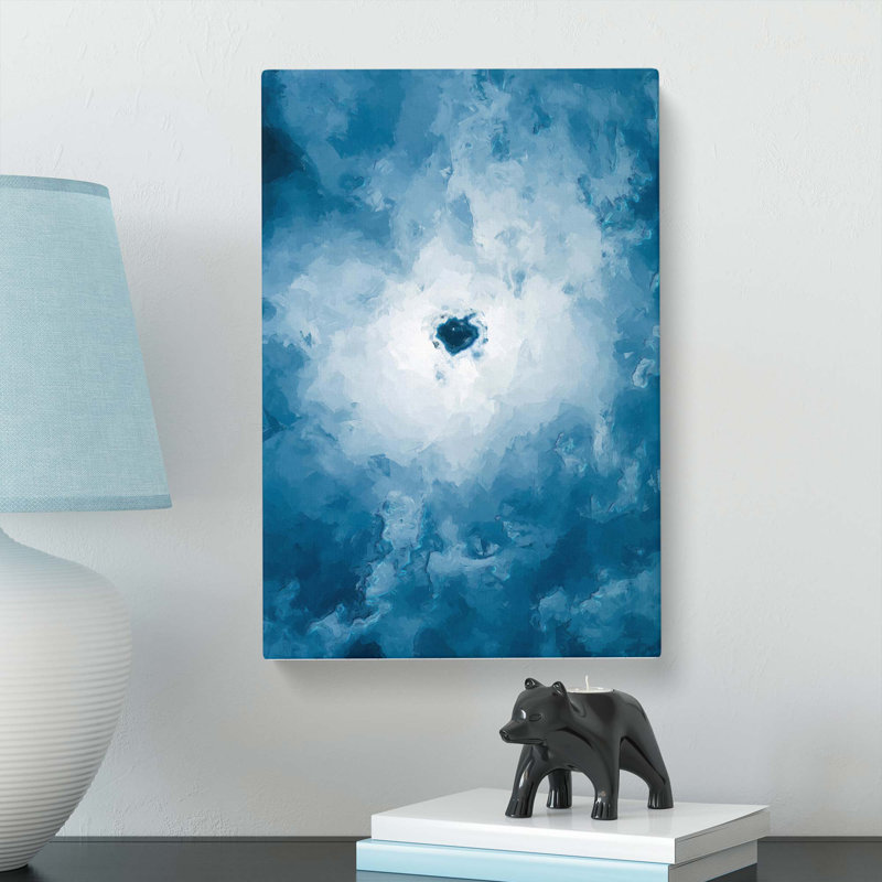 Black Hole In The Clouds In Abstract - Wrapped Canvas Print, 50cm H x 35cm W x 3cm D