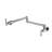 Wall Mount Folding Pot Filler Faucet, 360 Rotation, Brass, , Double Handles For  Water Control, Corrosion Surface Faucet Kitchen, Mounted, Swivel, , Handle Design Precise-1053526557