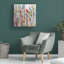  Art mural sur toile tendue - "La vie comme un passage" de Sylvie Demers pour décoration de salon, de chambre à coucher ou de bureau - 18 x 18-22076377