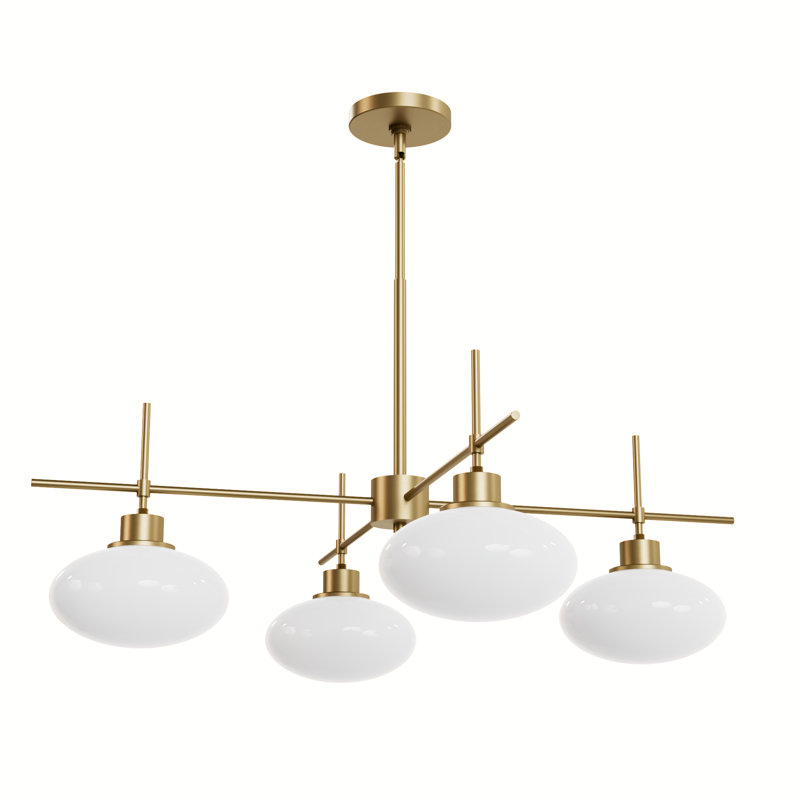 Hunter x Jasmine Roth Getty Chandelier Ceiling Light Fixture, 4
