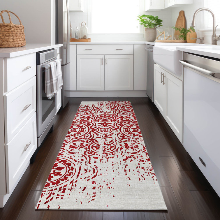 Lamanna Washable Oriental Indoor / Outdoor Rug