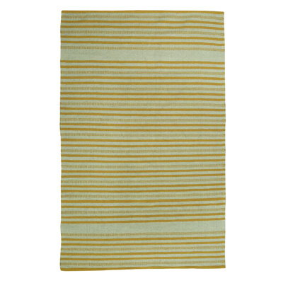 Bemis Striped Hand Woven 140cm X 200cm Area Rug