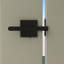 Quincaillerie de loquet de porte battante double face robuste JUBEST Noir