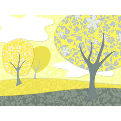 " Yellow And Gray Landscape "