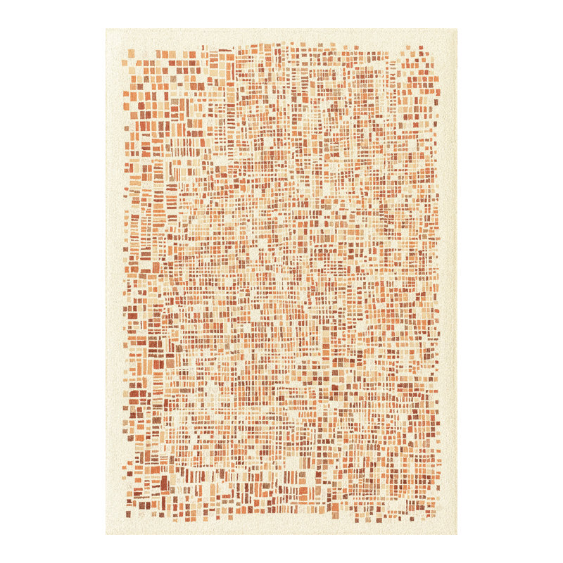 Gallery Cubik Pumpkin Recycled P.E.T Area Rug, Rectangle 200 x 280 cm