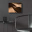 «Canyon Abstract 5» par Lori Deiter, art mural en verre acrylique