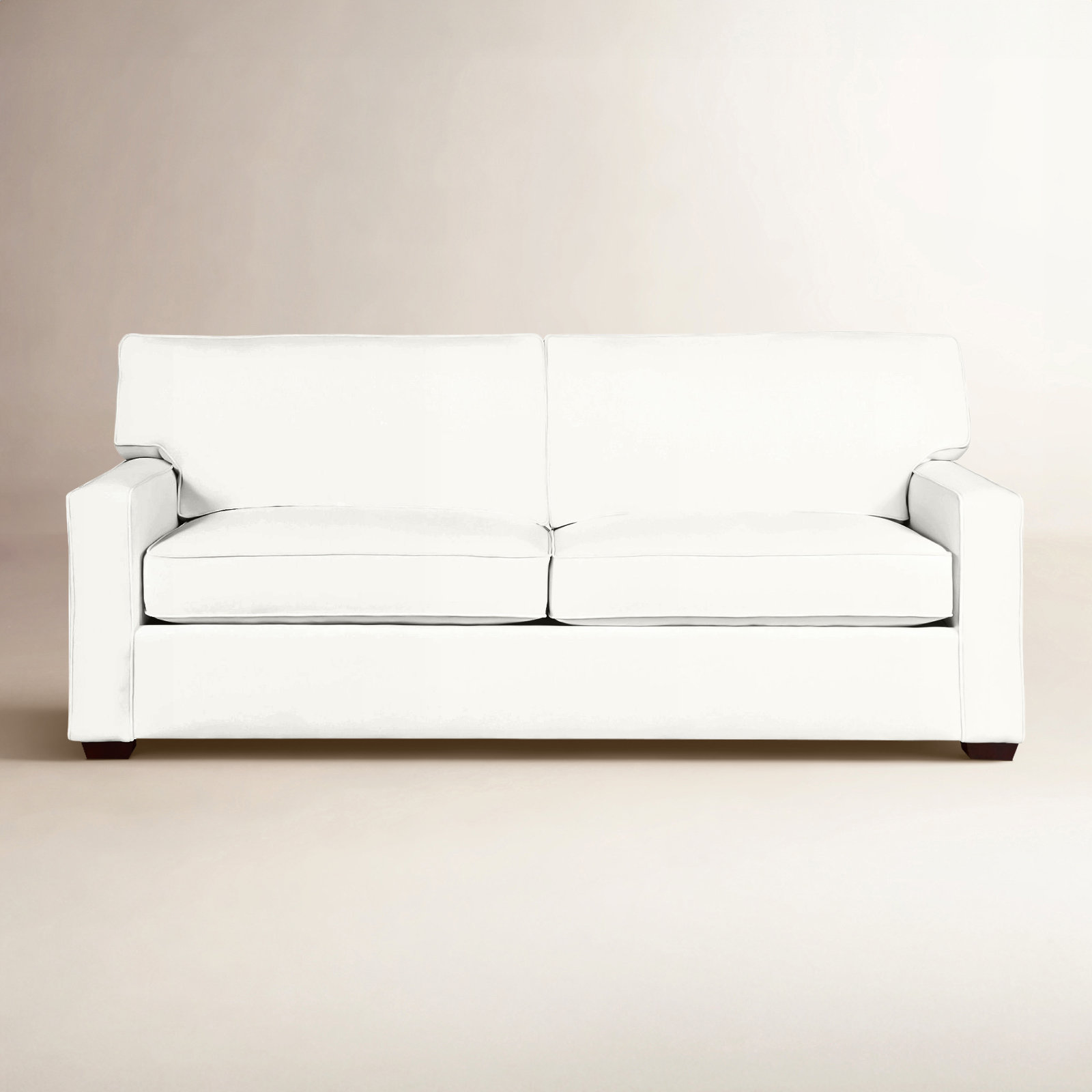 Taylor 88'' Upholstered Sofa, Bayou Off White Canvas
