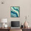 «Blue Green Abstract Agate II», art abstrait bleu sarcelle par -1062629052-1062629049