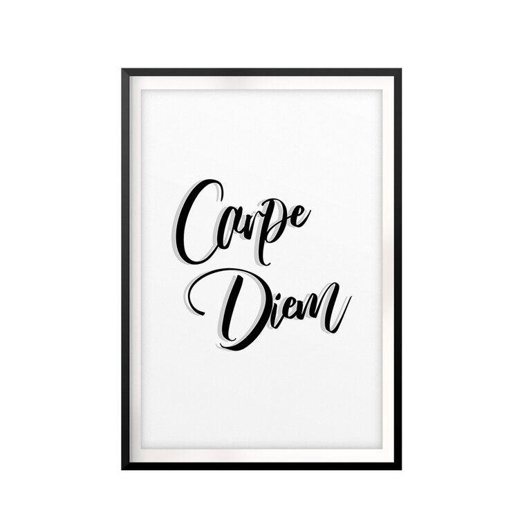 Trinx Carpe Diem On Canvas Textual Art