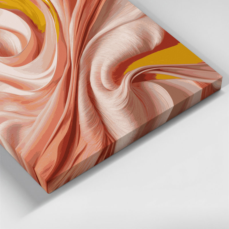 Art mural sur toile Lyrical Abstraction 79, H 11 po x l 14 po