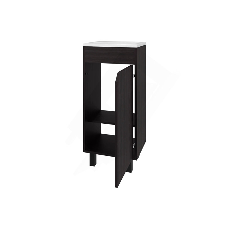 Meuble-lavabo avec lavabo intégré Wengue