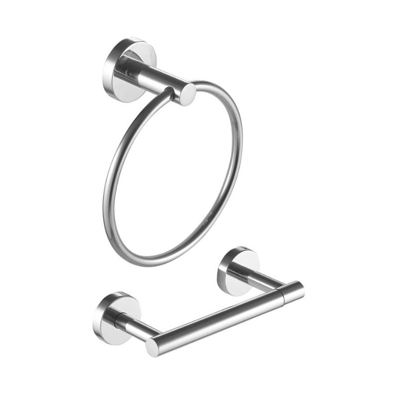 Enviro Polished Chorme 2 pieces Decorative Bathroom Hardware sets, Polished Chorme