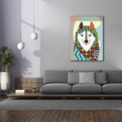 «American Eskimo» par Lanre Adefioye, art mural sur toile