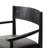 Harding Polyurethane Low Back Armchair in Black