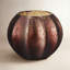 Midnight Pumpkin Mercury Pumpkin Candle, Black and Orange