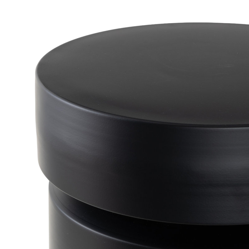 Table de bout Alixia, Noir, H 18,45 po x l 13,6 po x P 13,65 po