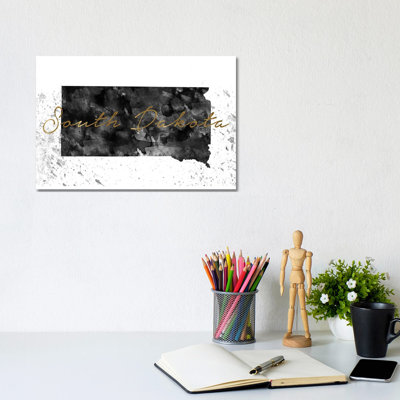 South Dakota - Wrapped Canvas Painting
