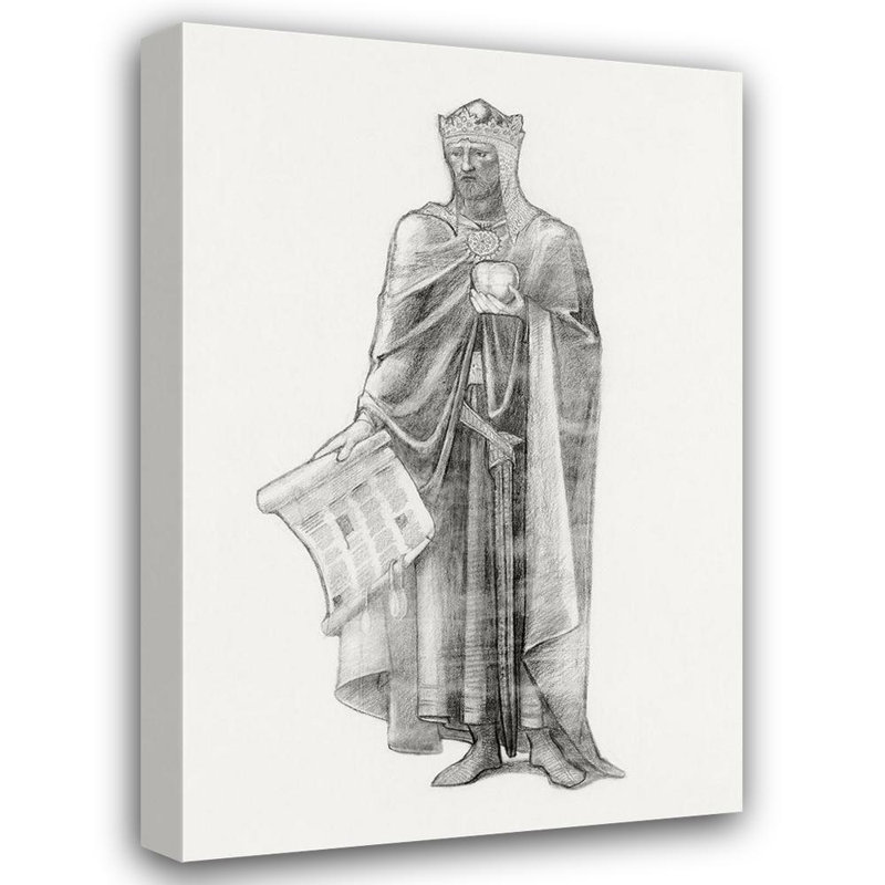 «Astoria Grand Burne», art sur toile tendue par Jones, Edward, Robert the Bruce, H 40 po x l 28 po