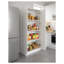 Armoire de rangement multifonctionnelle multifonctionnelle Modex blanche avec tablettes réglables et portes à fermeture en douceur-582634804