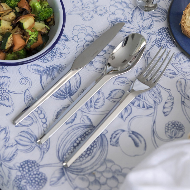 Aster Q14 24-piece cutlery set, cutlery with geometric handles