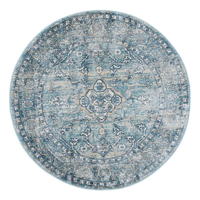 Alabama Oriental Indoor Rug, Round 3'11"