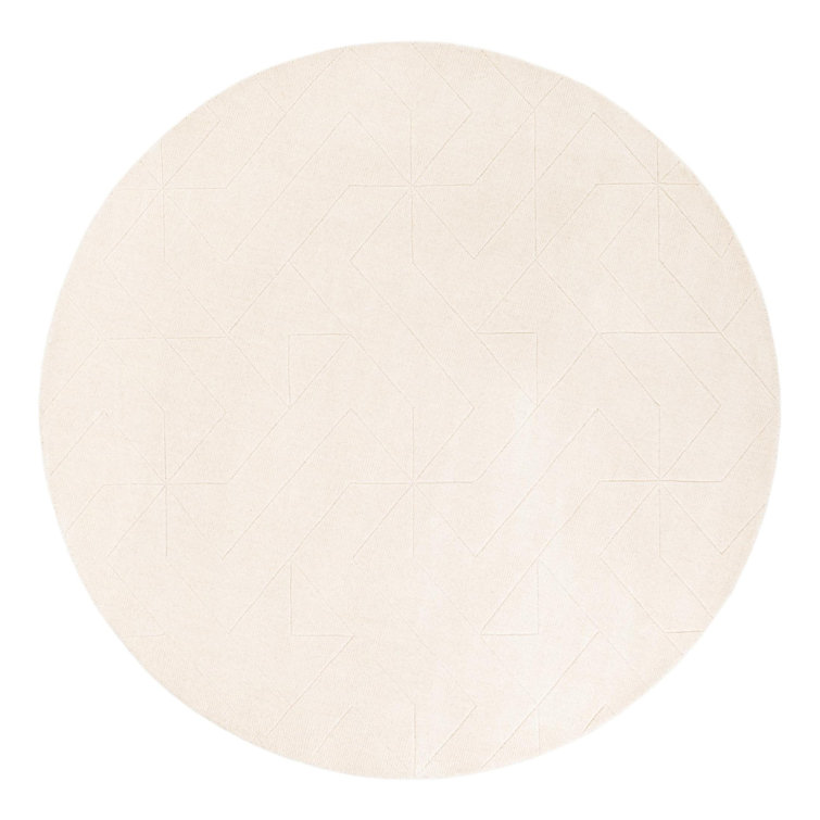 Cyndle Hand-Tufted Wool Geometric Area Rug