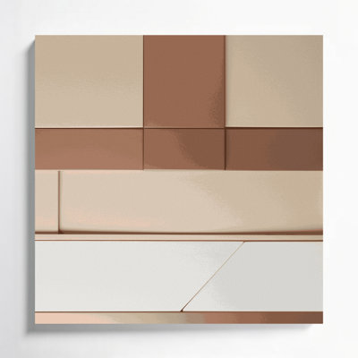 Minimalisme 29, art mural sur toile beige