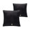 RAÍCES Decorative Throw Pillows Limited-Edition Black Upholstery by ANDEAN, Set of 2