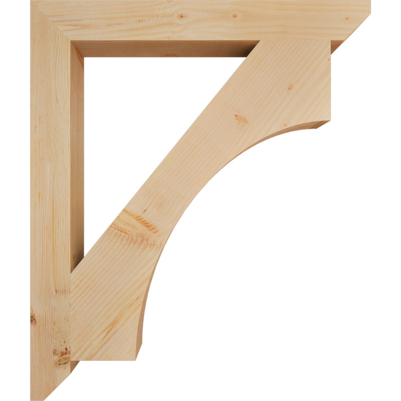 Support à lattes l 3 3 po x P 34 po x H 40 po Westlake, Sapin de Douglas, H 40 po x l 3,5 po x P 34 po