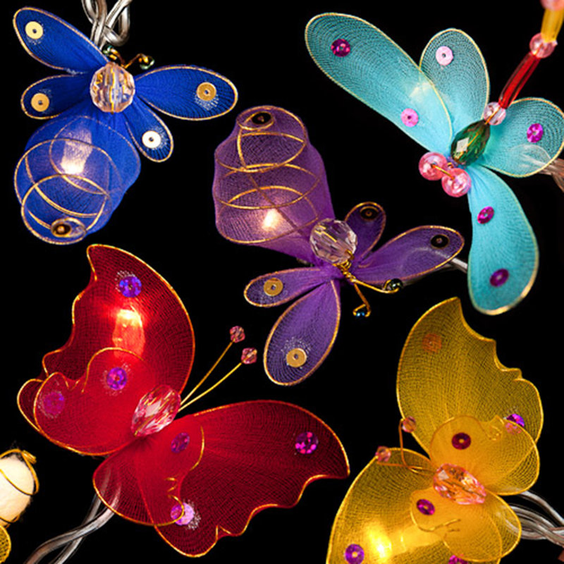 Dodger Dodge LED  Sparkling Wings String Light / 20 Lamps - 6 Metre Long