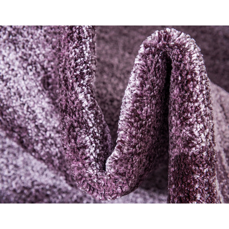 Tapis violet à motif géométrique Desdemona, Rectangle 2 pi 2 po x 3 pi 2 po