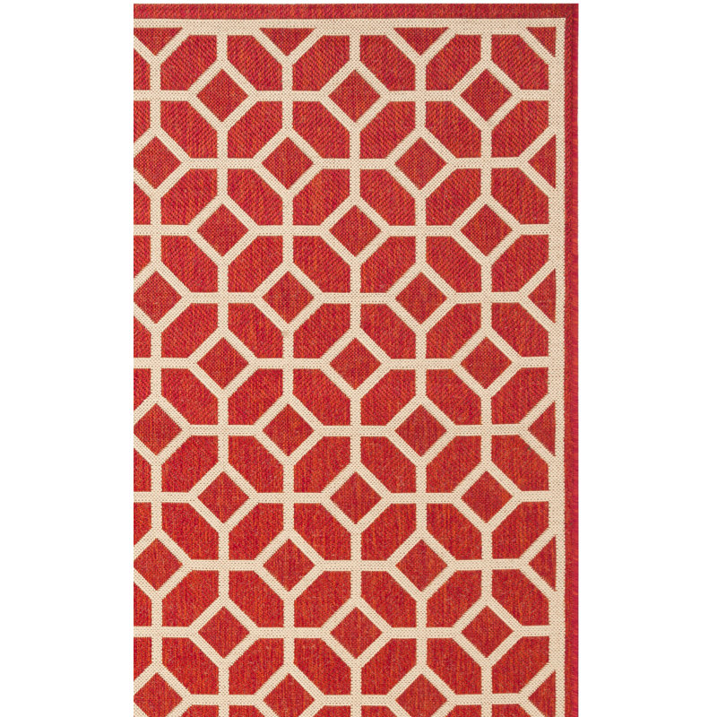Tapis à motif géométrique Acushnet Performance, Tapis de couloir 2 pi 2 po x 8 pi