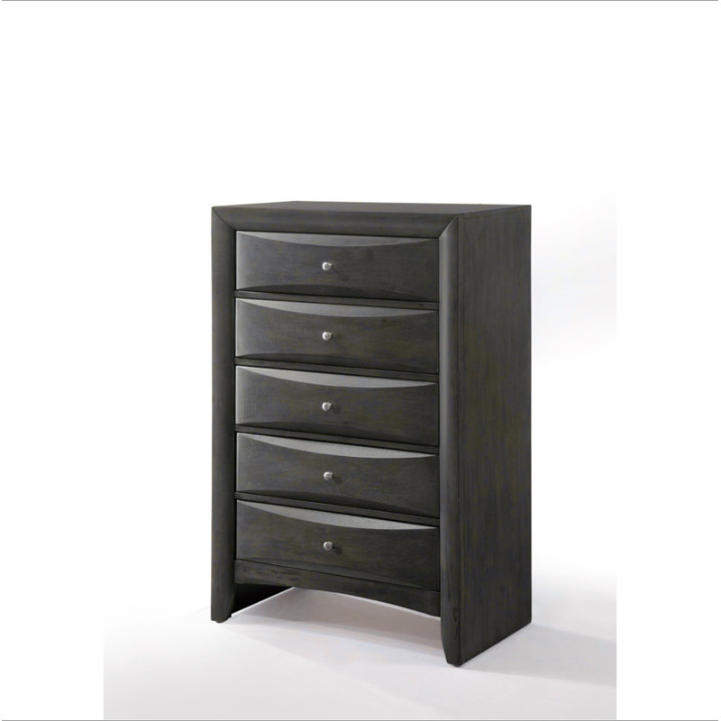 Commode en chêne gris Irlande, Gris