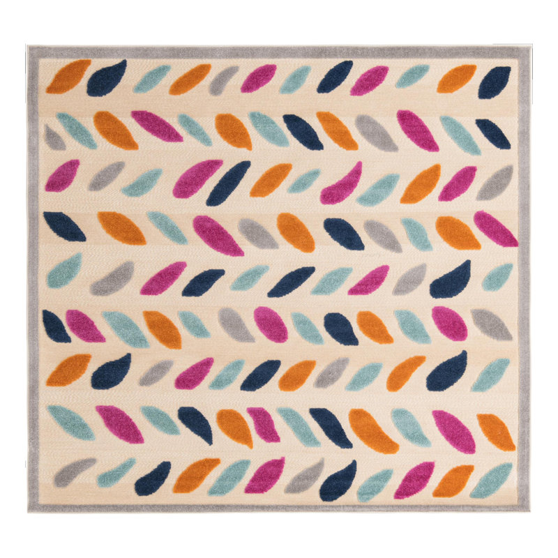 Oranjestad Aruba Indoor/Outdoor Rug, Square 7'10"