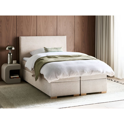 Upholstered Bed with Mattress