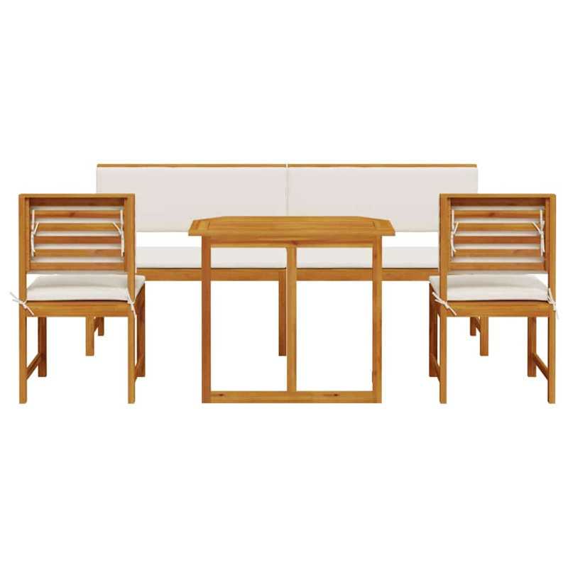 Ensemble bistro 5 pièces vidaXL Garden, Beige