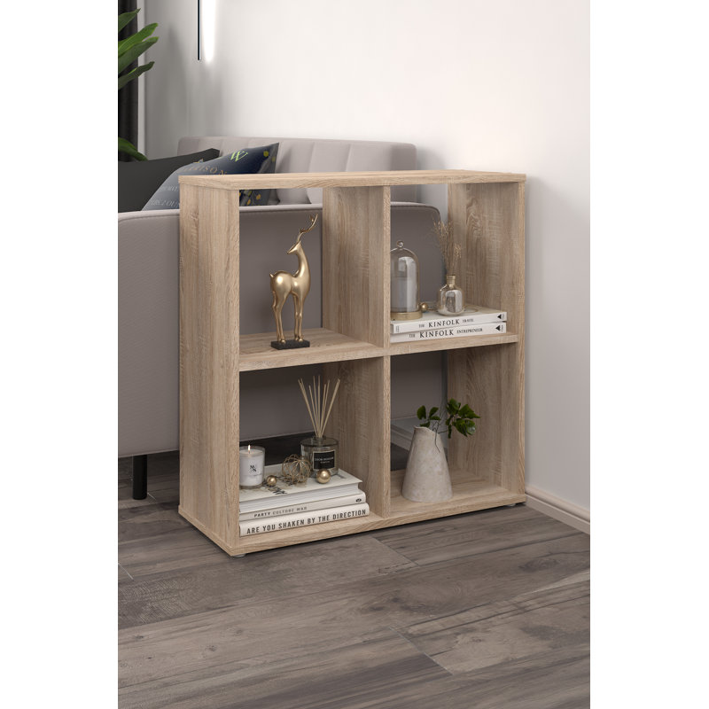 Riloh Single Panel Room Divider, Brown, (8 Shelves) 142cm H x 69.8cm W x 29cm D