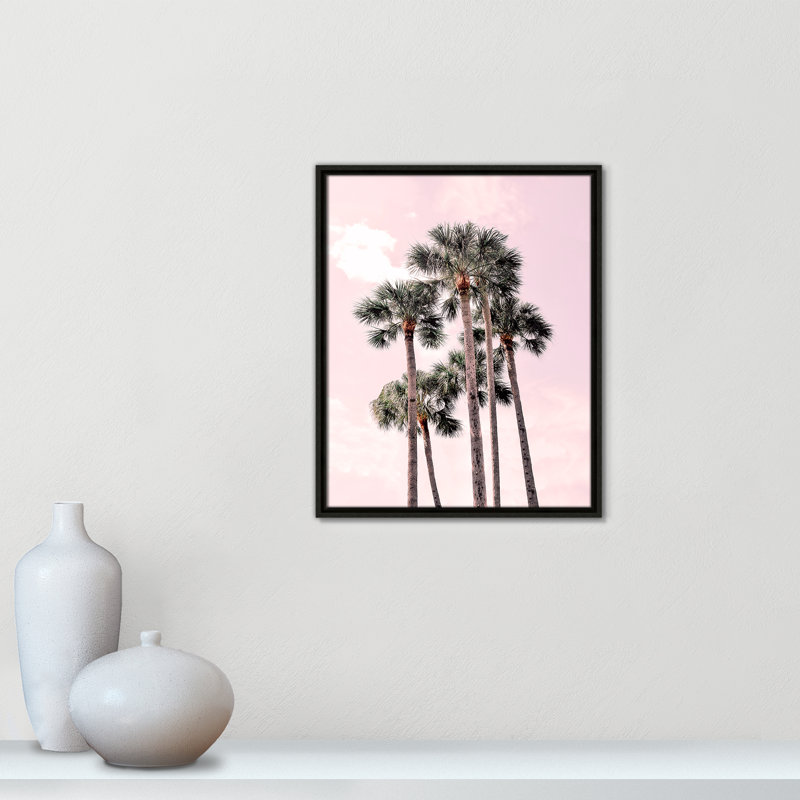 «Pink Tropics» par Natalie Carpentieri, Espresso, H 21,5 po x l 17,5 po x P 2 po
