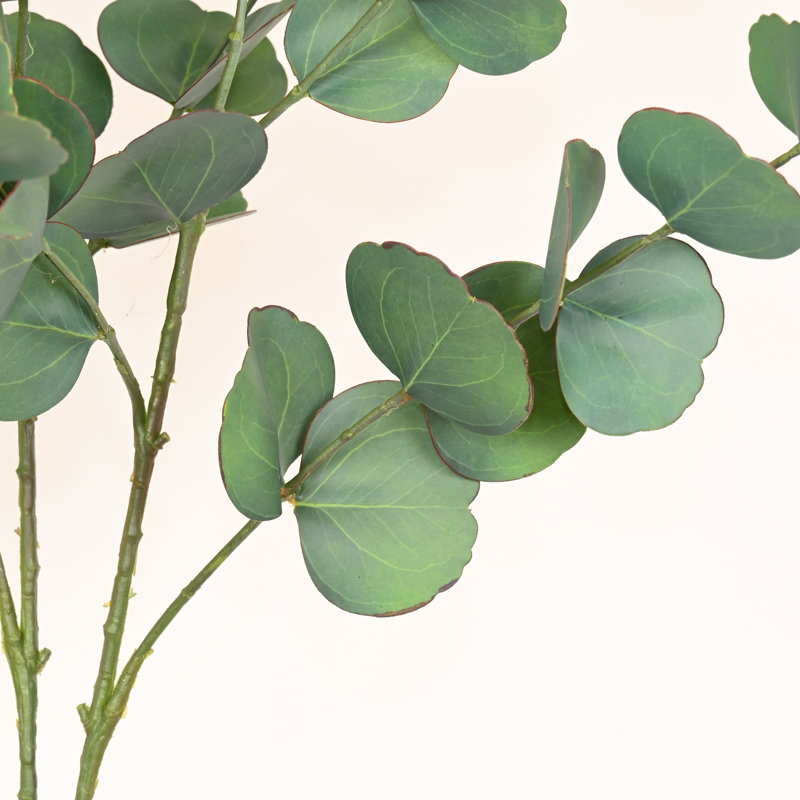 36 "branche d'eucalyptus artificiel pour remplissage de vase, long bouquet de verdure à feuillage de campagne pour décoration de table de centre de table de bureau à domicile