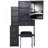 Compact And Stylish Bedside Cabinet Set With Extra Large Mirror And Abundant Storage-1075512596