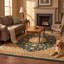 Tapis Stanhope traditionnel de style persan audacieux, or, vert, crème, ivoire, lavable en machine, antidérapant, à poils courts, pour l'intérieur et l'extérieur, adapté aux animaux domestiques, idéal pour le salon, la chambre, la salle à manger, l'entrée, le couloir ou le bureau.-1574132173