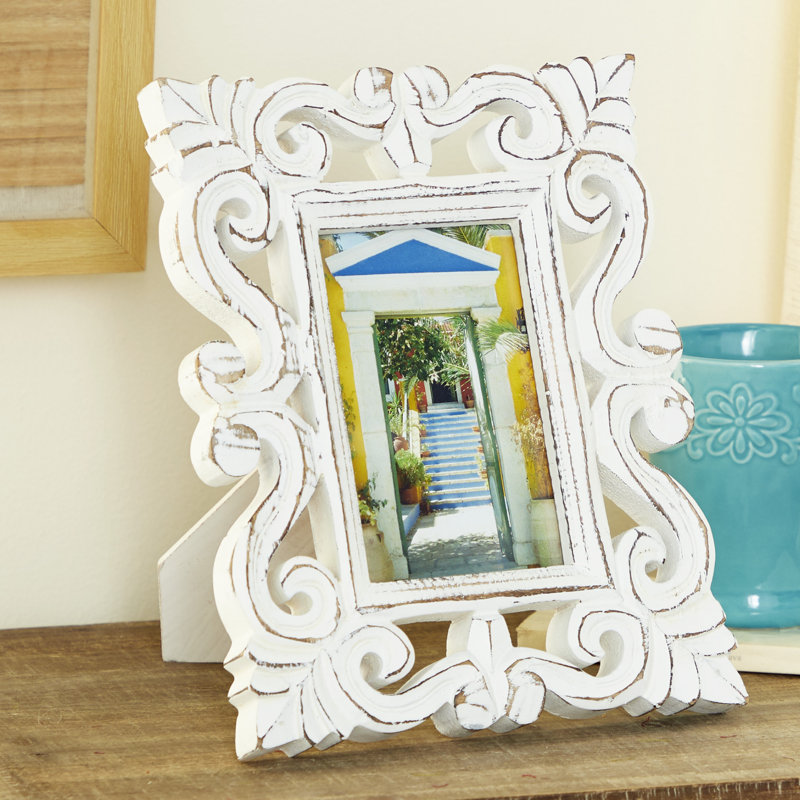 Cadre pour photo simple Kloss, Blanc, 4 po x 6 po
