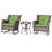 Wicker 2 - Person Patio Conversation Set with Cushions-73338138