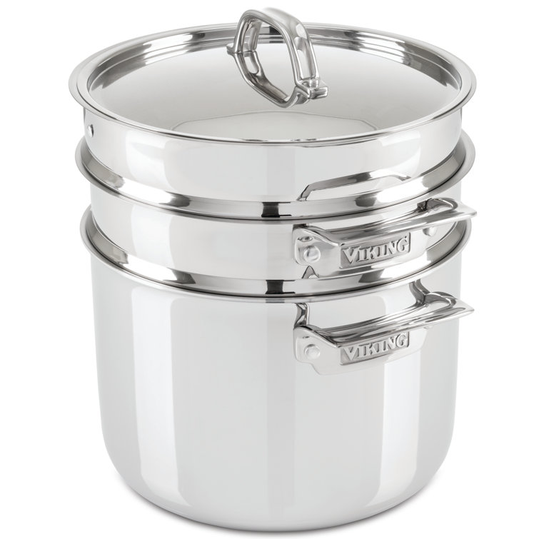 Viking 3-Ply Stainless Steel Sauce Pan, 3 Quart